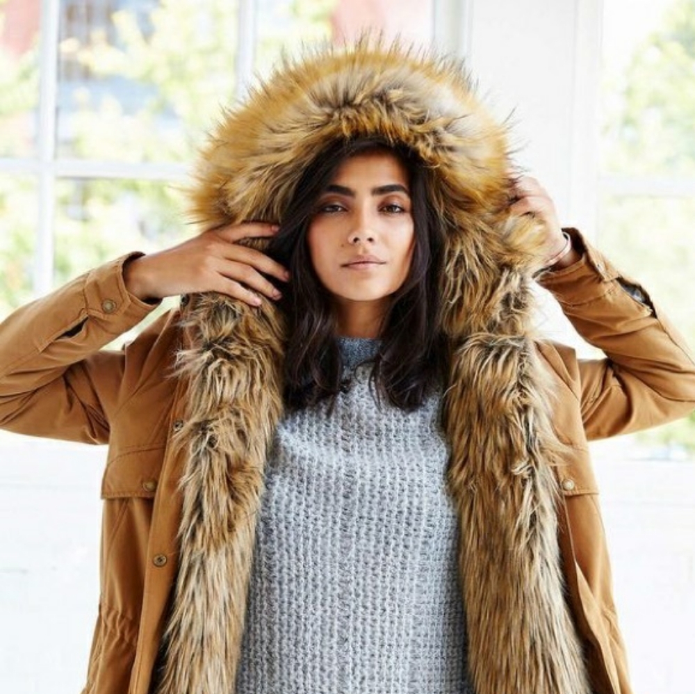 Members Only x Urban Outfitters Fur Parka